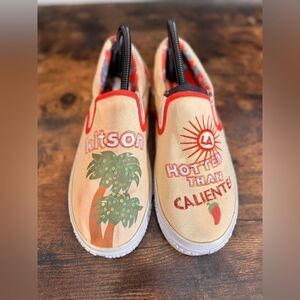 Kitson Caliente Slip ons size 9.5